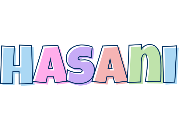 Hasani pastel logo