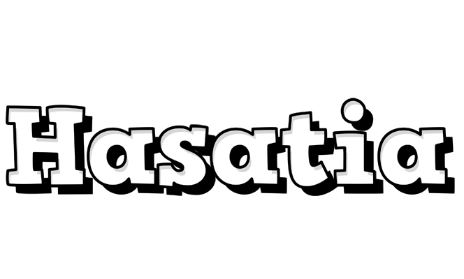 Hasatia snowing logo