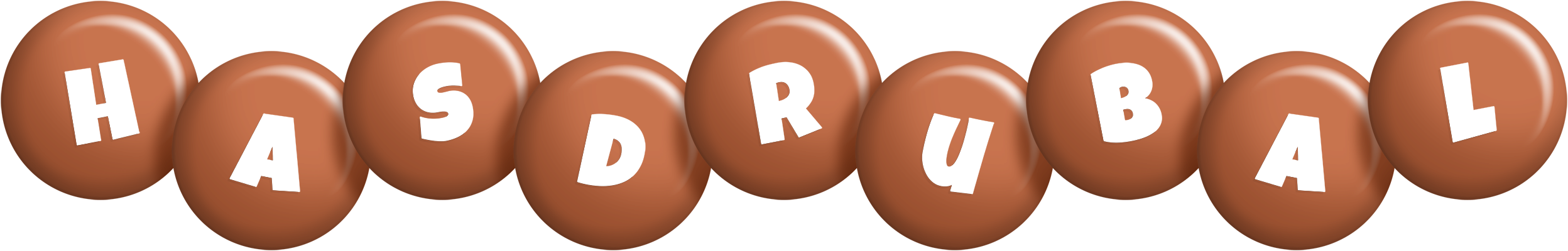 Hasdrubal candy-brown logo