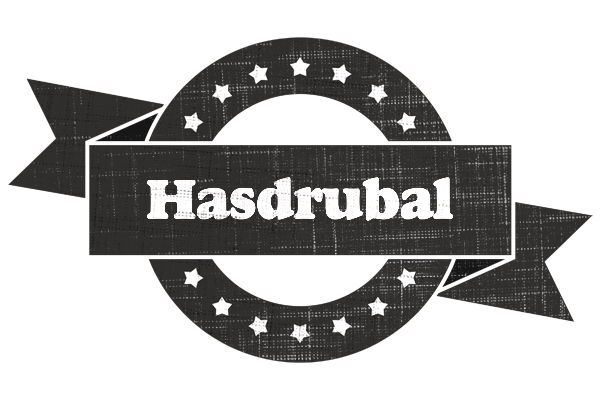 Hasdrubal grunge logo