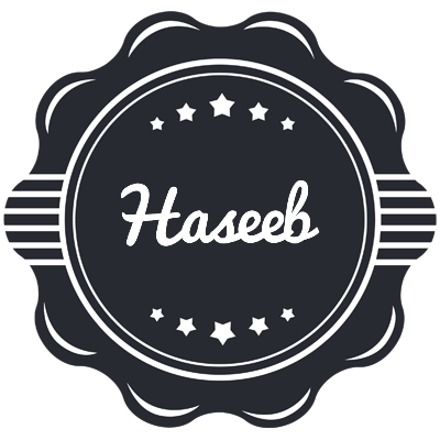 Haseeb badge logo