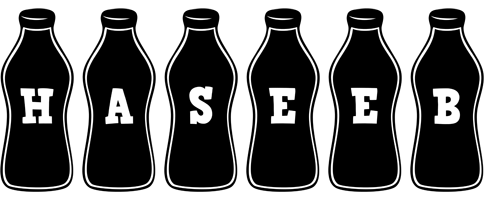 Haseeb bottle logo