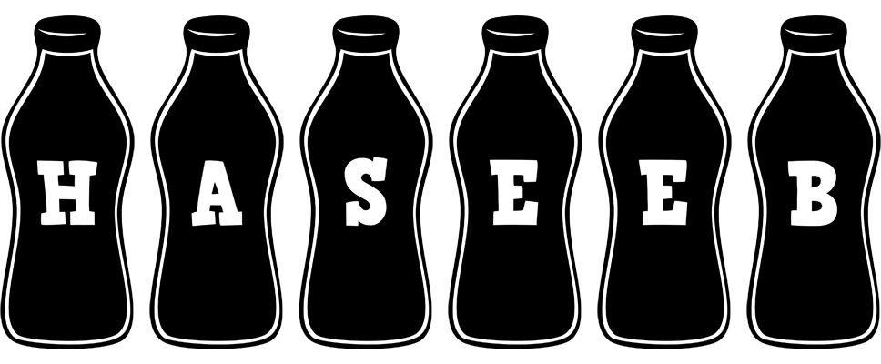 Haseeb bottle logo