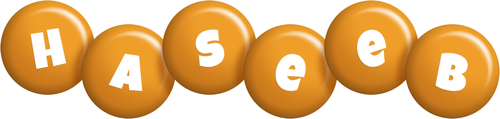 Haseeb candy-orange logo