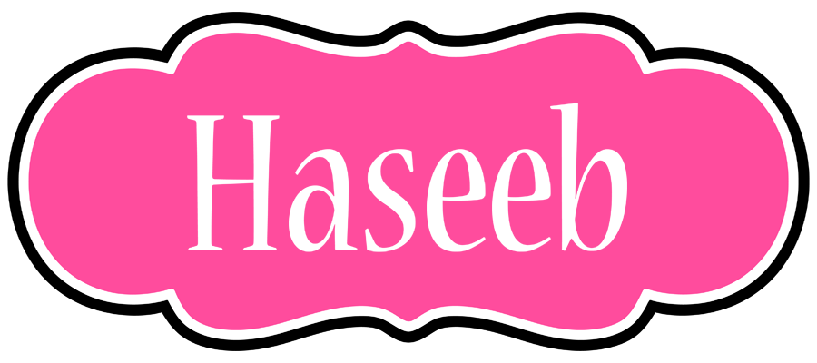 Haseeb invitation logo