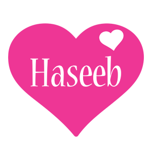 Haseeb love-heart logo