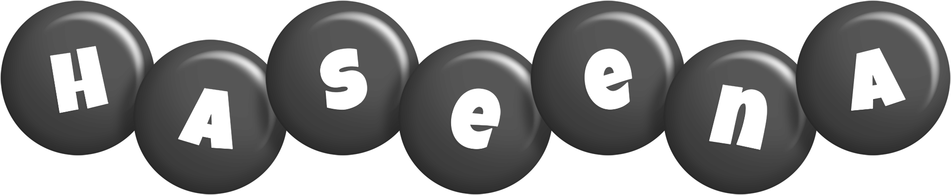Haseena candy-black logo
