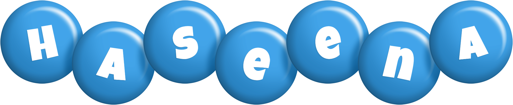 Haseena candy-blue logo