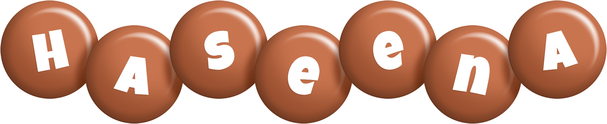Haseena candy-brown logo
