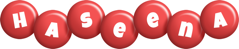 Haseena candy-red logo