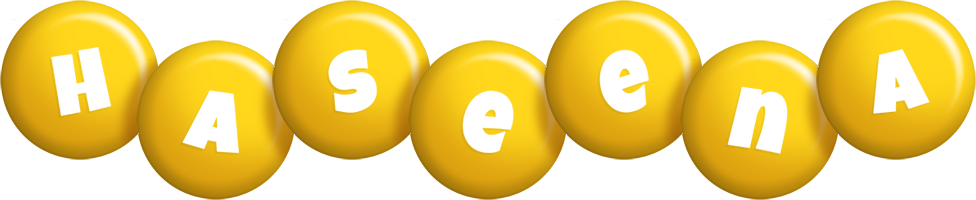 Haseena candy-yellow logo