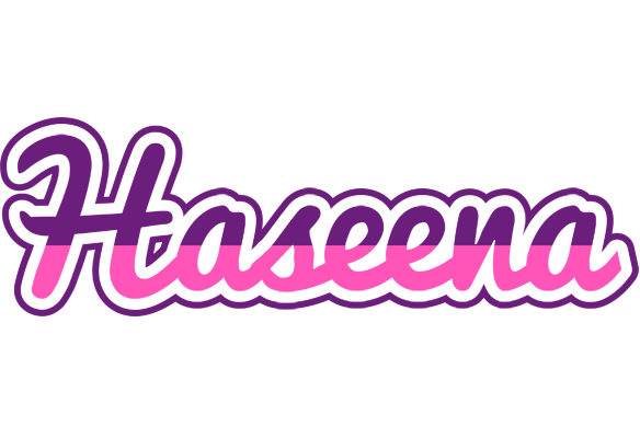 Haseena cheerful logo