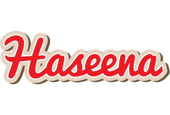 Haseena chocolate logo