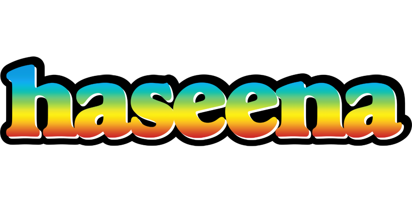 Haseena color logo