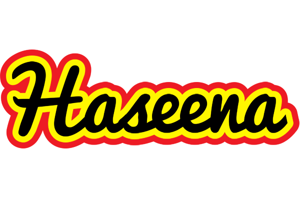 Haseena flaming logo