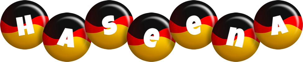 Haseena german logo