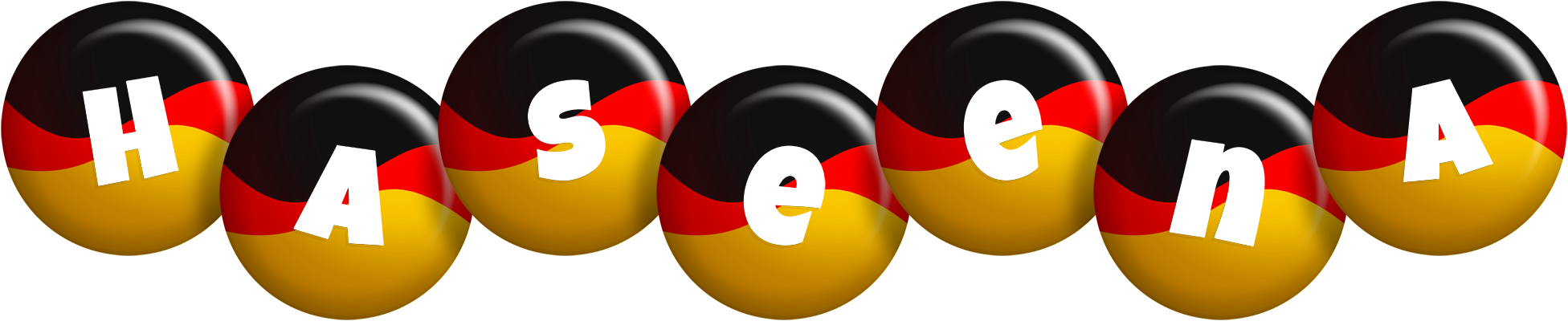 Haseena german logo