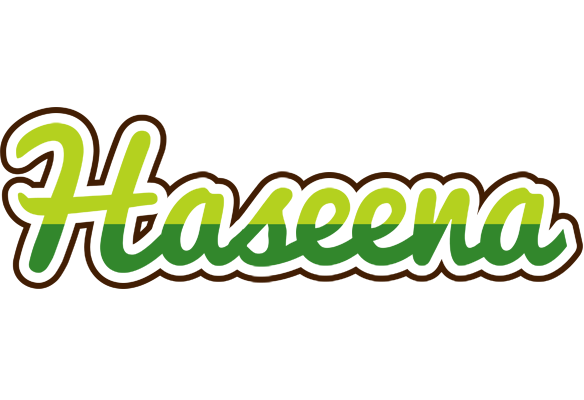 Haseena golfing logo