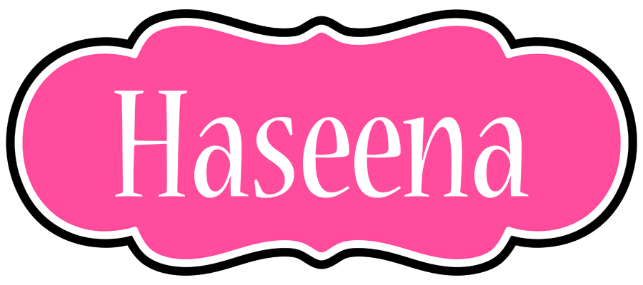 Haseena invitation logo