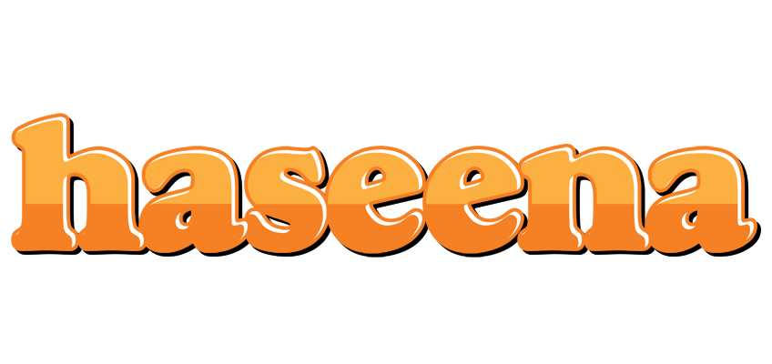 Haseena orange logo
