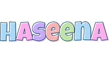 Haseena pastel logo