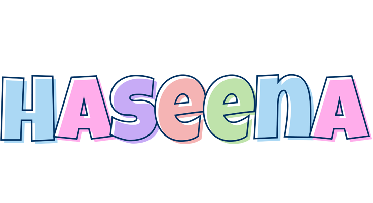 Haseena pastel logo