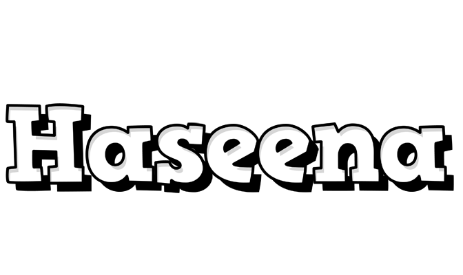 Haseena snowing logo