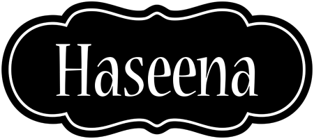 Haseena welcome logo