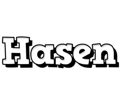 Hasen snowing logo