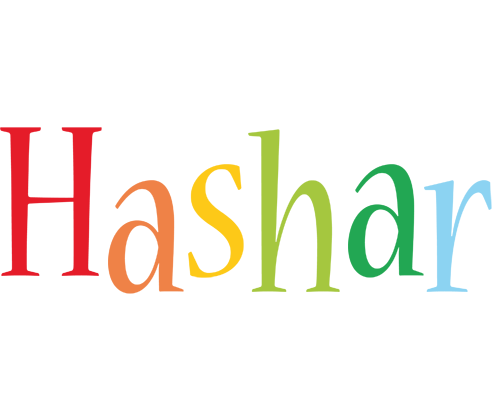 Hashar birthday logo