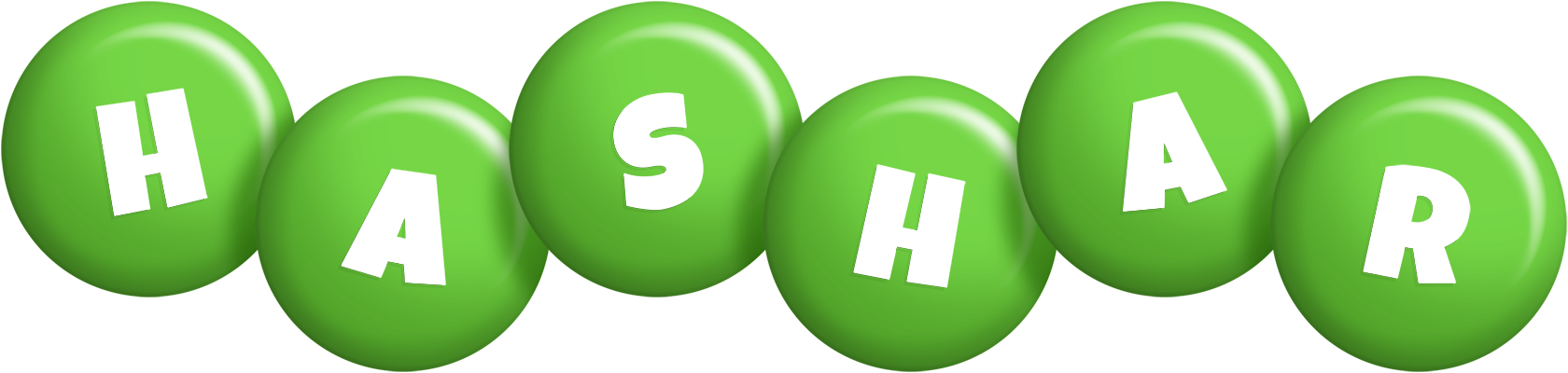 Hashar candy-green logo