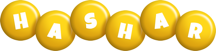 Hashar candy-yellow logo