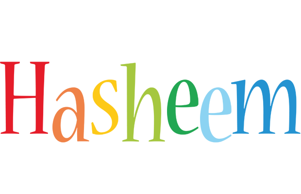 Hasheem birthday logo