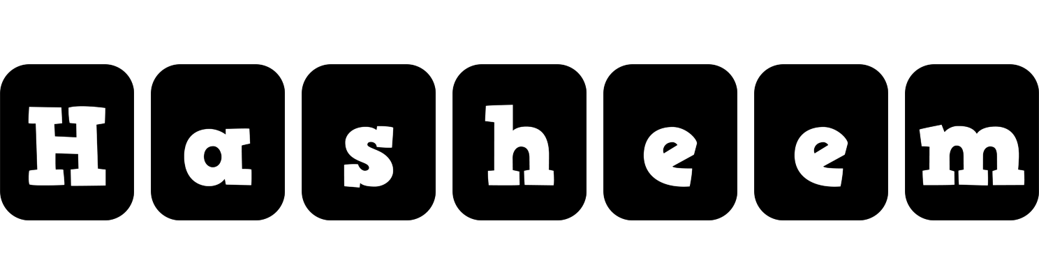 Hasheem box logo
