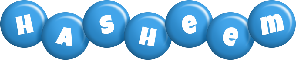 Hasheem candy-blue logo