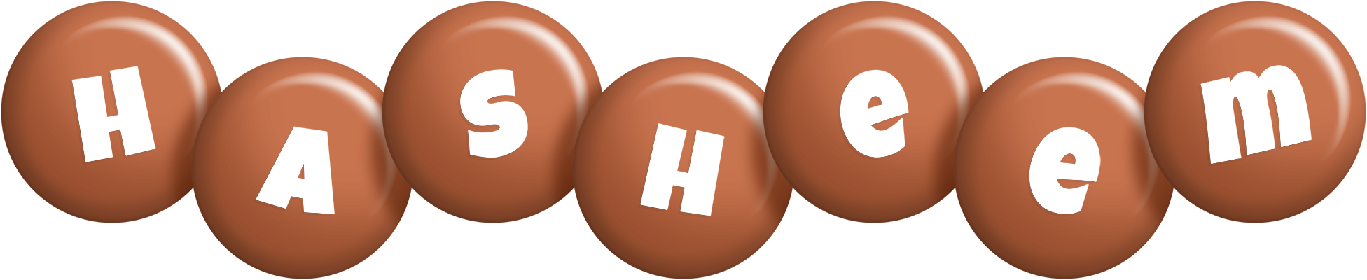 Hasheem candy-brown logo