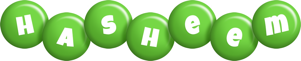 Hasheem candy-green logo