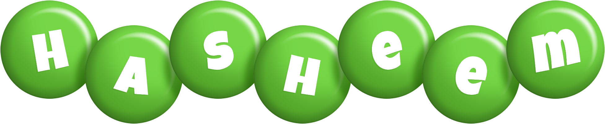 Hasheem candy-green logo