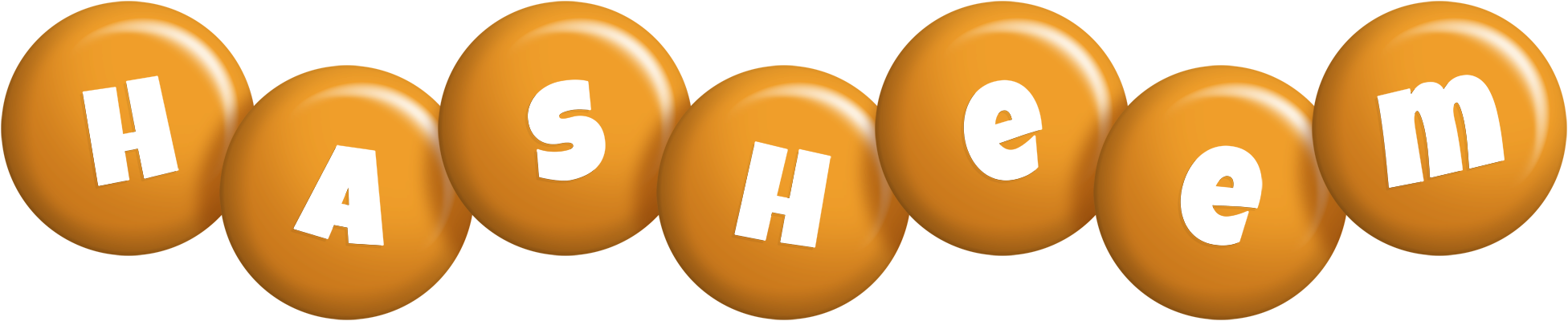 Hasheem candy-orange logo