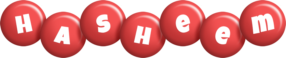 Hasheem candy-red logo