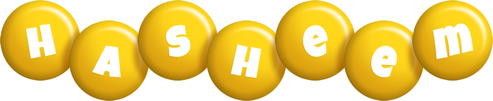 Hasheem candy-yellow logo