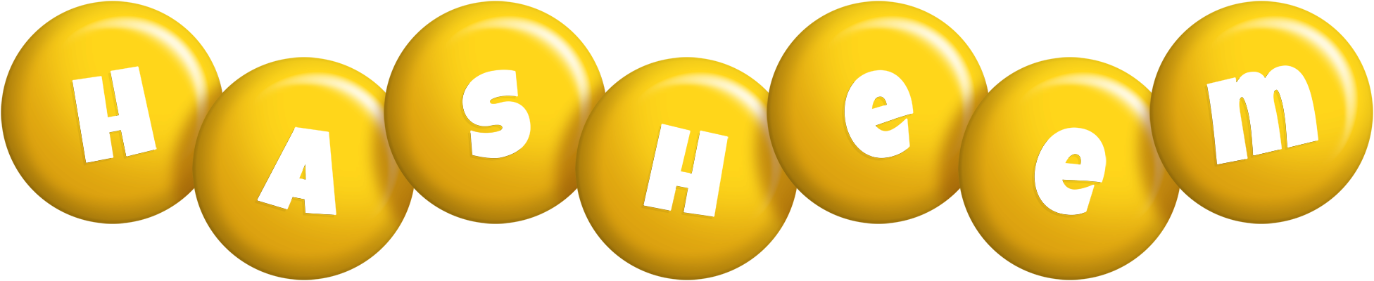 Hasheem candy-yellow logo