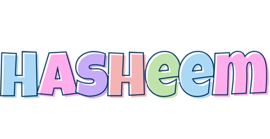 Hasheem pastel logo