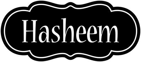 Hasheem welcome logo