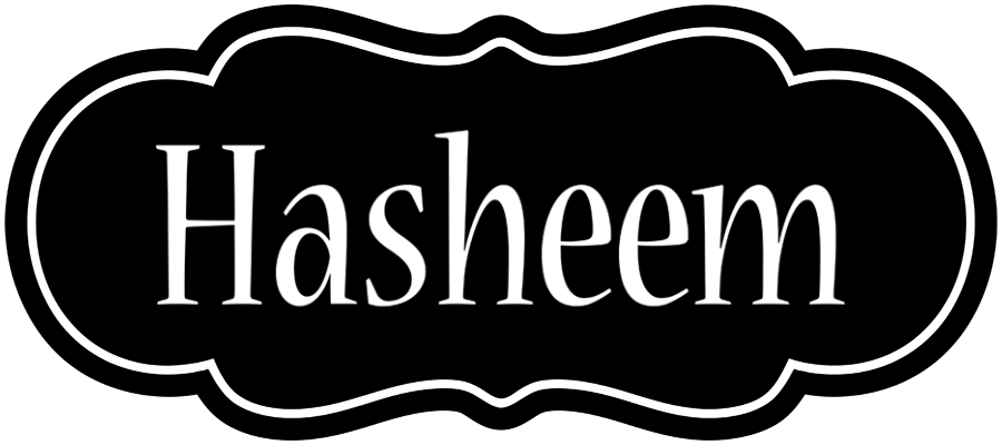 Hasheem welcome logo