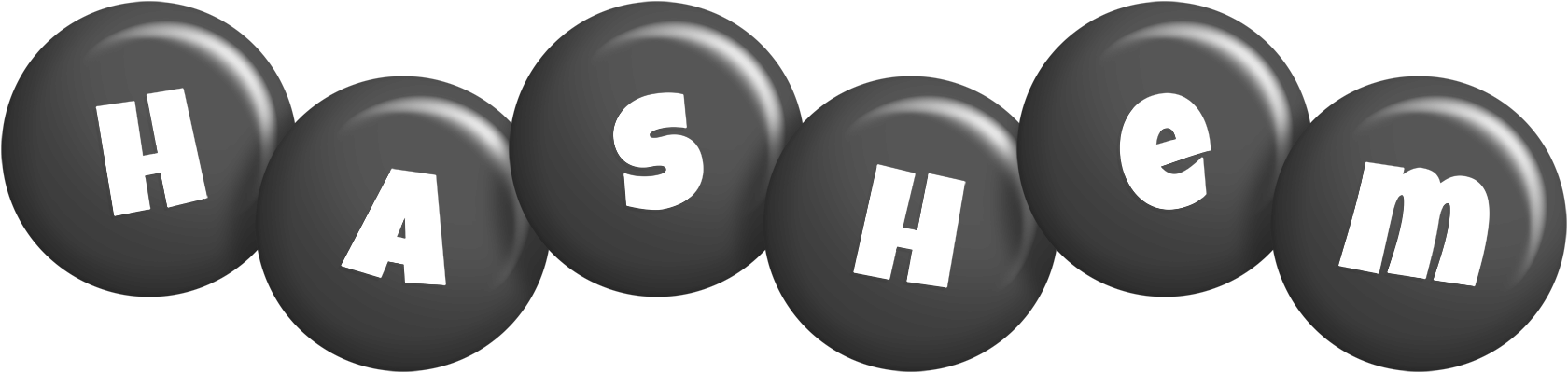 Hashem candy-black logo