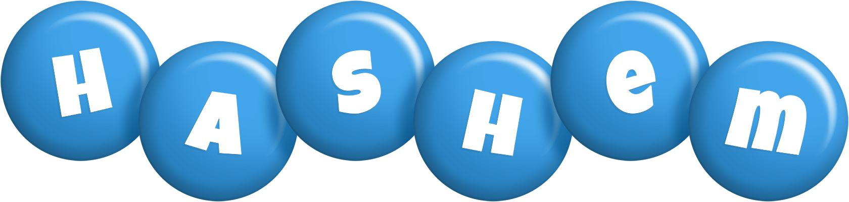 Hashem candy-blue logo