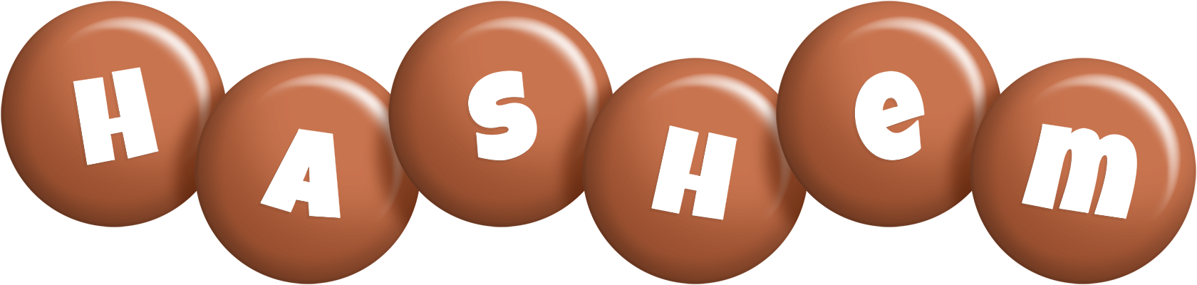 Hashem candy-brown logo