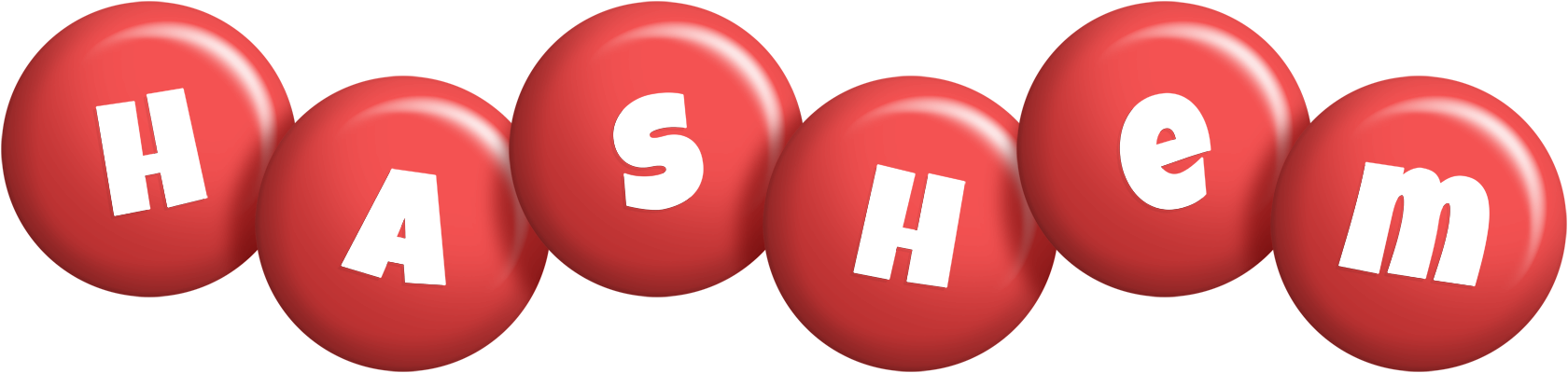 Hashem candy-red logo