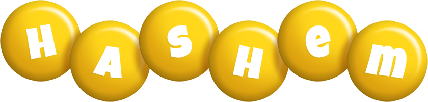 Hashem candy-yellow logo